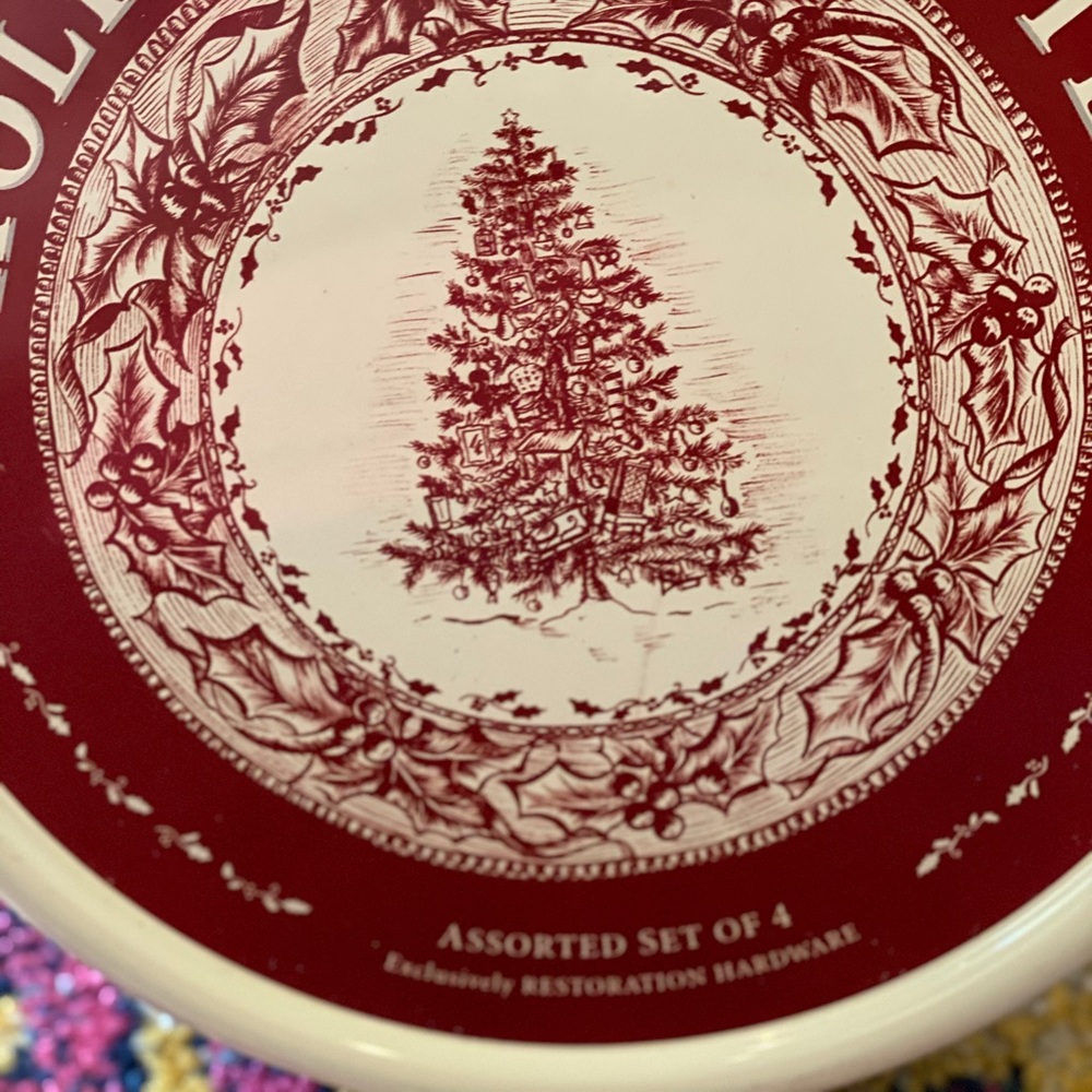 Restoration Hardware plates